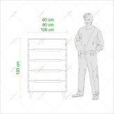 دراور 5 کشو پایه دار مدل DR - 031