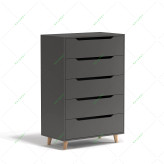 دراور لباس 5 کشو پایه دار مدل DR - 011