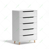 دراور لباس 5 کشو پایه دار مدل DR - 011