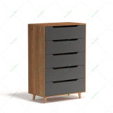 دراور لباس 5 کشو پایه دار مدل DR - 011