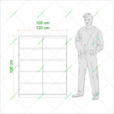 دراور 10 کشو پا سنگی مدل DR-301
